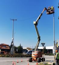 Продължава подмяната на уличното осветление. От другата седмица екипите ще работят на бул."В.Левски"