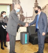 Кметът на община Хасково Станислав Дечев се срещна днес с пълномощния министър и заместник-посланик на Посолството на Федерална република Германия у нас Щефан Рьокен